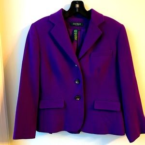 Lauren Ralph Lauren Purple Blazer